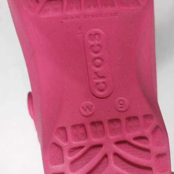 Crocs Karin Mary Jane Slip-on Clogs, Pink Leopard Lightweight Sandals Si… - Picture 11 of 13